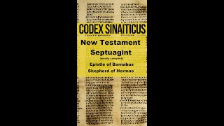 Codex Sinaiticus Bible Manuscript [upl. by Tahp407]