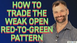 How To Trade the Weak Open RedToGreen Pattern [upl. by Yramesor]