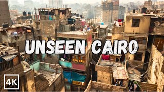 Cairos Hidden Streets Exploring Egypts Unseen Alleys  4K Walking Tour [upl. by Akenahs]