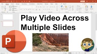 Play a Video Across Multiple PowerPoint Slides [upl. by Aracal]