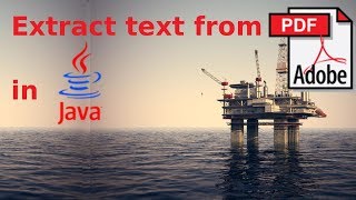 How to extract text from PDF in Java [upl. by Nohsreg]