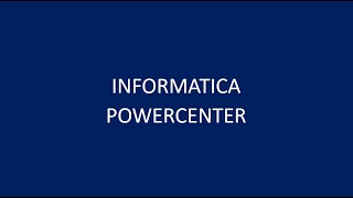 Class17  Informatica Powercenter ETL [upl. by Gibbie]