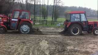 Przeciąganie  MF 255 vs Zetor 7211 [upl. by Mailand575]