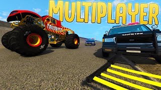 Highspeed Police Chases amp Stunts  BeamNG Online Multiplayer  BeamNG Drive Gameplay [upl. by Easter]