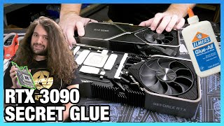 We Found the Glue TearDown of NVIDIA RTX 3090 Founders Edition [upl. by Nosnah]