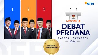 Debat Perdana Calon Presiden 2024 Edisi Full Tanpa Iklan [upl. by Melodee707]