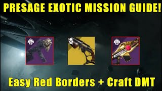 Presage Exotic Mission Guide How to do the Presage Exotic Mission  Destiny 2 The Final Shape [upl. by Anitnemelc]