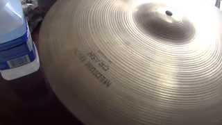 Zildjian Cymbal Cleaner VS Paint Thinner Mineral Spirits [upl. by Assilana504]