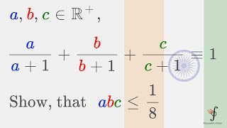 A MEAN Problem from India  2016 RMO Mathematical Olympiad [upl. by Maag]