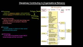 Disciplines Contributing To OB  Organisational Behavior  MeanThat [upl. by Hadwyn]