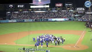 2024 NLDS Live from Dodger Stadium when Dodgers get final out to eliminate Padres [upl. by Marpet]