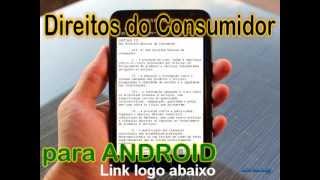 Direito do Consumidor para ANDROID  Aplicativo [upl. by Doone]