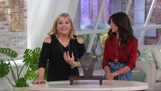 JZ by Jennifer Zeuner Sterling or 18K Plated Butterfly Necklace on QVC [upl. by Jollenta]