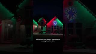 Govee Permanent Outdoor Holiday Light Installation fy fypシ゚viral goveelights michigan [upl. by Marcella]