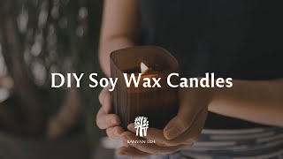 Making DIY Soy Wax Candles with Banyan Tree Essentials [upl. by Tiduj]