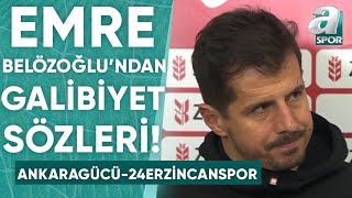 Ankaragücü 51 Anagold 24 Erzincanspor Emre Belözoğlu Maç Sonu Açıklamaları  A Spor  Kupa Günü [upl. by Leahcimdivad]