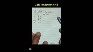 CSE Reviewer 143 [upl. by Hellman]