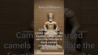 Battle of Pelusium in 525 BCE ancientworld historyfacts persian egyptian pharoahs [upl. by Dwaine935]