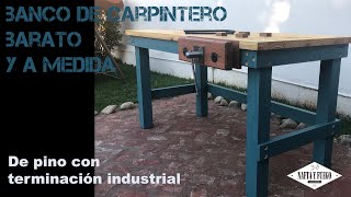 Bar o Barra de Madera Muy Bonito y Facil de Hacer  Tutorial de Carpintería [upl. by Ulberto]