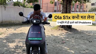 Ola S1x 4kwh 1 Month Real Experience Ola Scooter लेने से पहले जरूर देखें  Ola S1x Problems [upl. by Rose814]