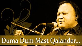 Nusrat Fateh Ali Khan Qawwali Hits  Duma Dum Mast Qalander  Pakistani Qawwali Hits [upl. by Ymmak]