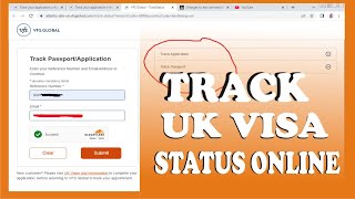 How to Track UK visa application status online  Check UK Visa Status [upl. by Stanislas582]