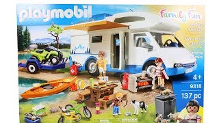 Playmobil Family Fun Camping Adventure Unboxing Toy Review [upl. by Osrock]