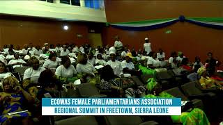 ECOWAS FEMALE PARLIAMENTARIANS ASSOCIATION NETWORK REGIONAL SUMMIT [upl. by Sidnala476]