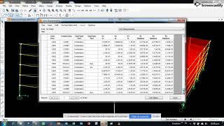 Parte 28 SAP2000 Obtención de tabla deformaciones del modelo [upl. by Maurie]