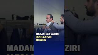 Madaniyat vaziri Ozodbek Nazarbekov kiyim do‘koni tavsiya qilingan rolikda ko‘rinish berdi [upl. by Ssilem17]