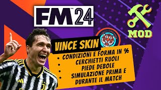 VINCE SKIN FM24 SI SUPERA RISULTATO ISTANTANEO PERCENTUALI CERCHIETTI E Football Manager 2024 [upl. by Oibaf918]