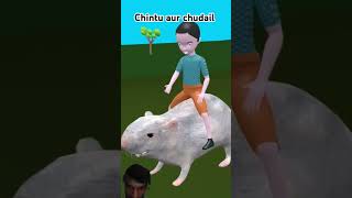 Chintu aur chudail funny comedy comment shorts trending 2024 2023 diwalichintucartoon diy [upl. by Bergeman]