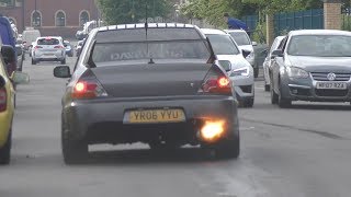 Cars Leaving a Car Show UK June 2018 12 [upl. by Karlis]