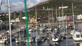 Beautiful view of Dingle from the mast top today ⛵️😊 [upl. by Tinor962]