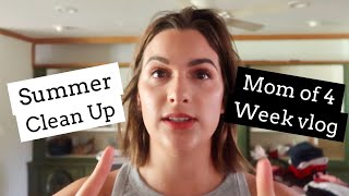 SURVIVING THE SUMMER MOM OF 4 VLOG  COOKING amp CLEANING amp SAMS CLUB HAUL  THE SIMPLIFIED SAVER [upl. by Sarina]