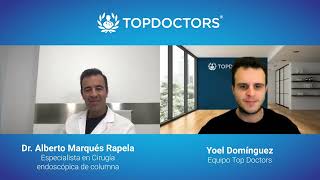 Cirugía endoscópica de columna en pacientes mayores  Dr Alberto Marqués  Top Doctors [upl. by Novoj]