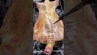 Freshly baked crispy whole lamb  crispy on the outside and tender on the inside  so delicious [upl. by Ediva]