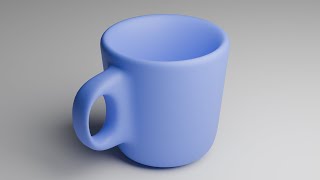 How to model coffee cup in Blender  Blender Modeling Tutorial  Blender 42 Tutorial [upl. by Tehcac]