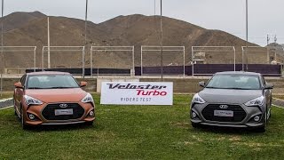 Prueba al Hyundai Veloster Turbo en circuito  Car Motor [upl. by Jeni]