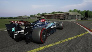 Mercedes AMG W15 Takes on Top Gears Test Track  Assetto Corsa [upl. by Antoinetta41]