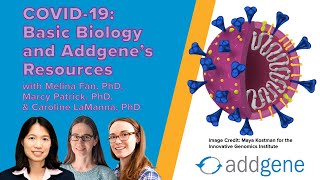 COVID19 Basic Biology and Addgene’s Resources [upl. by Arretal]