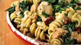 Clean Eating Winter Pasta with Kale Recipe [upl. by Oisacin]