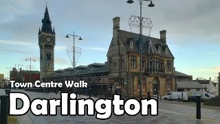 Darlington Town Centre Walk  Lets Walk 2020 [upl. by Aridnere]