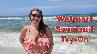 Walmart Swimsuit Try On  Plus Size  US40K  Fuller Bust [upl. by Ellenahc510]