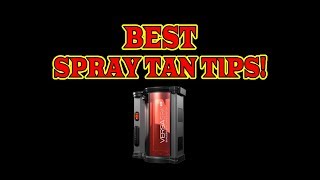 Spray Tan Booth Video 12 Tips [upl. by Yumuk]