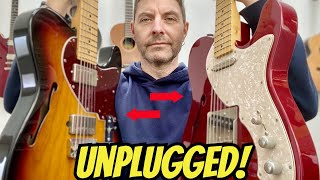 Suhr vs Maybach The Ultimate Thinline Showdown Telecasters UNPLUGGED [upl. by Renny]