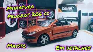 Miniatura Peugeot 206 CC 124 maisto EP 042 [upl. by Ahsekahs]