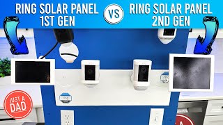 Ring Small Solar Panel 19W vs Ring Solar Panel 4W 2nd Gen COMPARISON [upl. by Emogene]