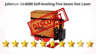 Johnson 406680 Selfleveling Five beam Dot Laser  Review and Discount [upl. by Steffi378]