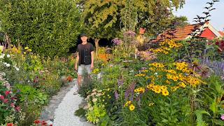 August Garden Tour  Late Summer Cottage Garden  Perennial Garden [upl. by Bishop]